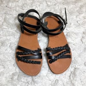 Handmade real leather gladiator style sandals